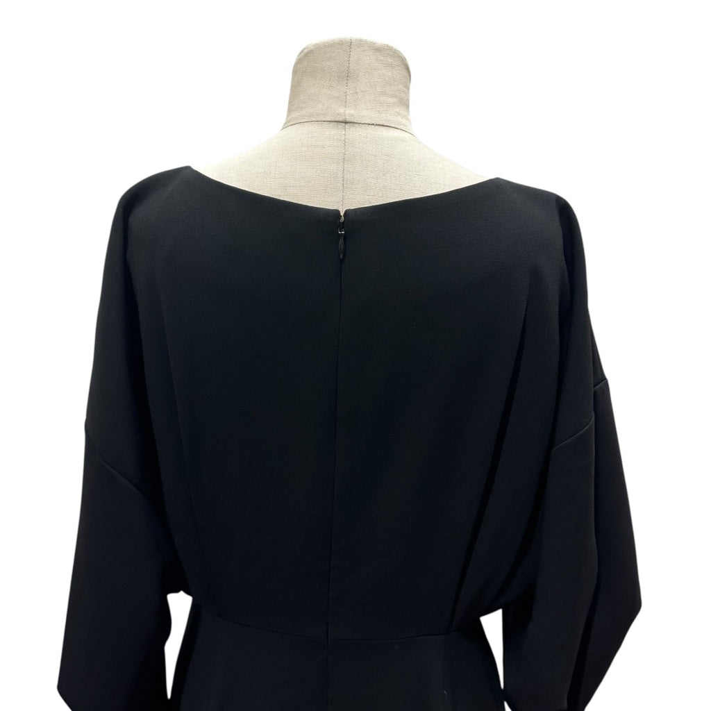 mame kurogouchi(マメクロゴウチ) Curved Line Neck Dress KHAKI  