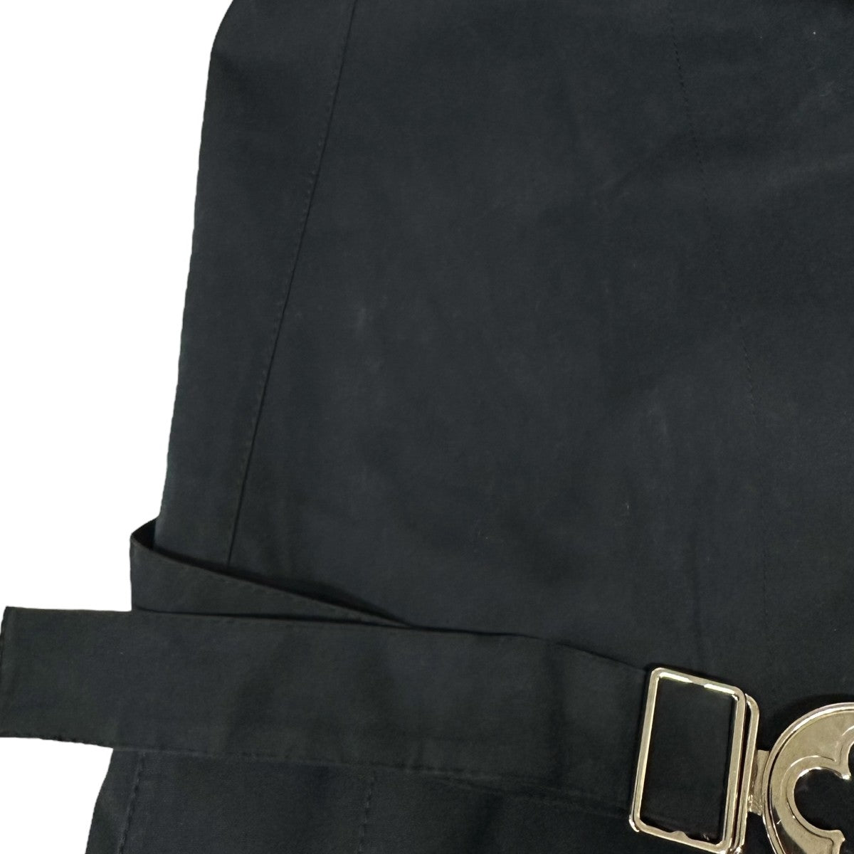 LOUIS VUITTON ブラック ロングコート 38 中古・古着通販】LOUIS VUITTON (ルイ ヴィトン) 裏モノグラム