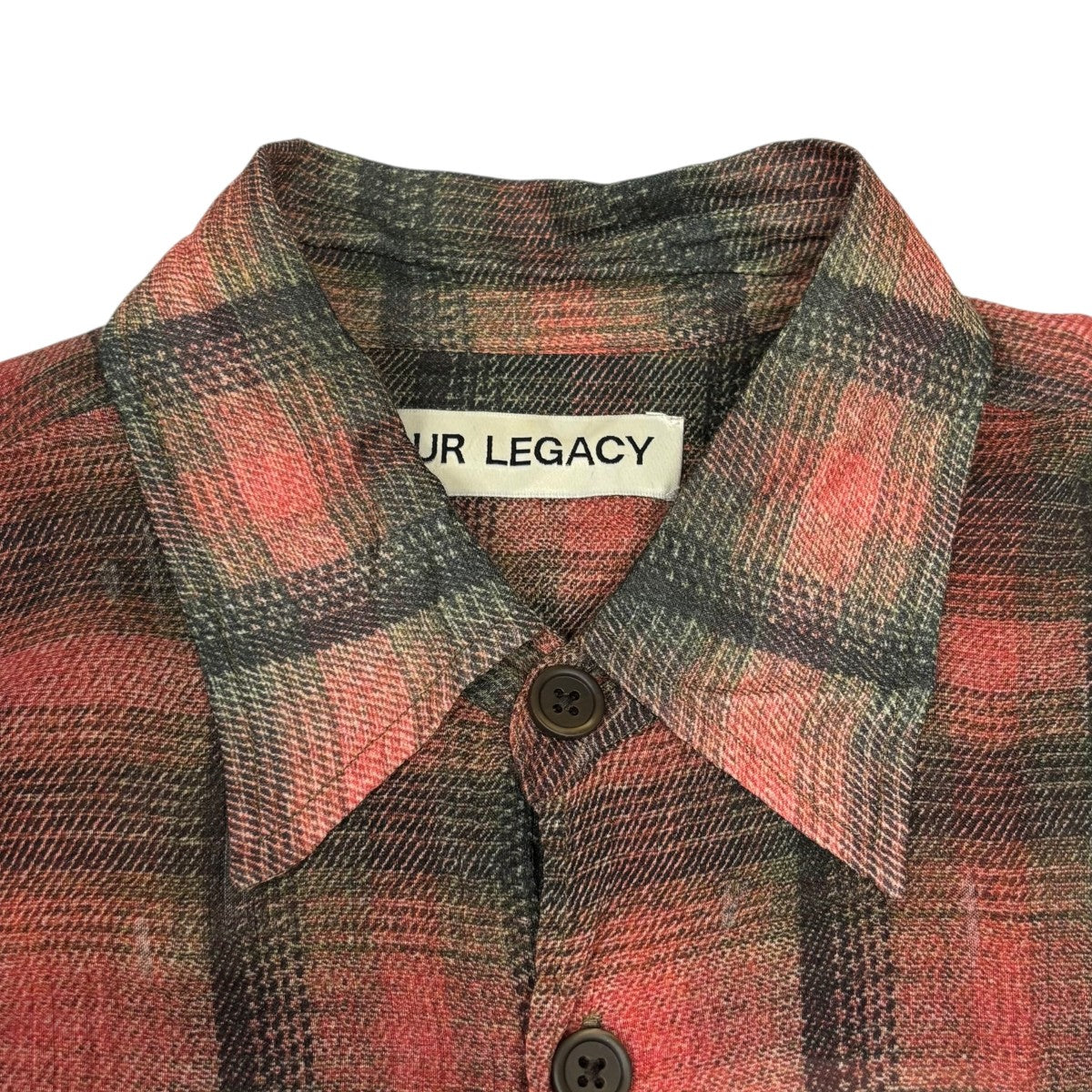 OUR LEGACY(アワーレガシー) BORROWED SHIRTチェック長袖シャツ