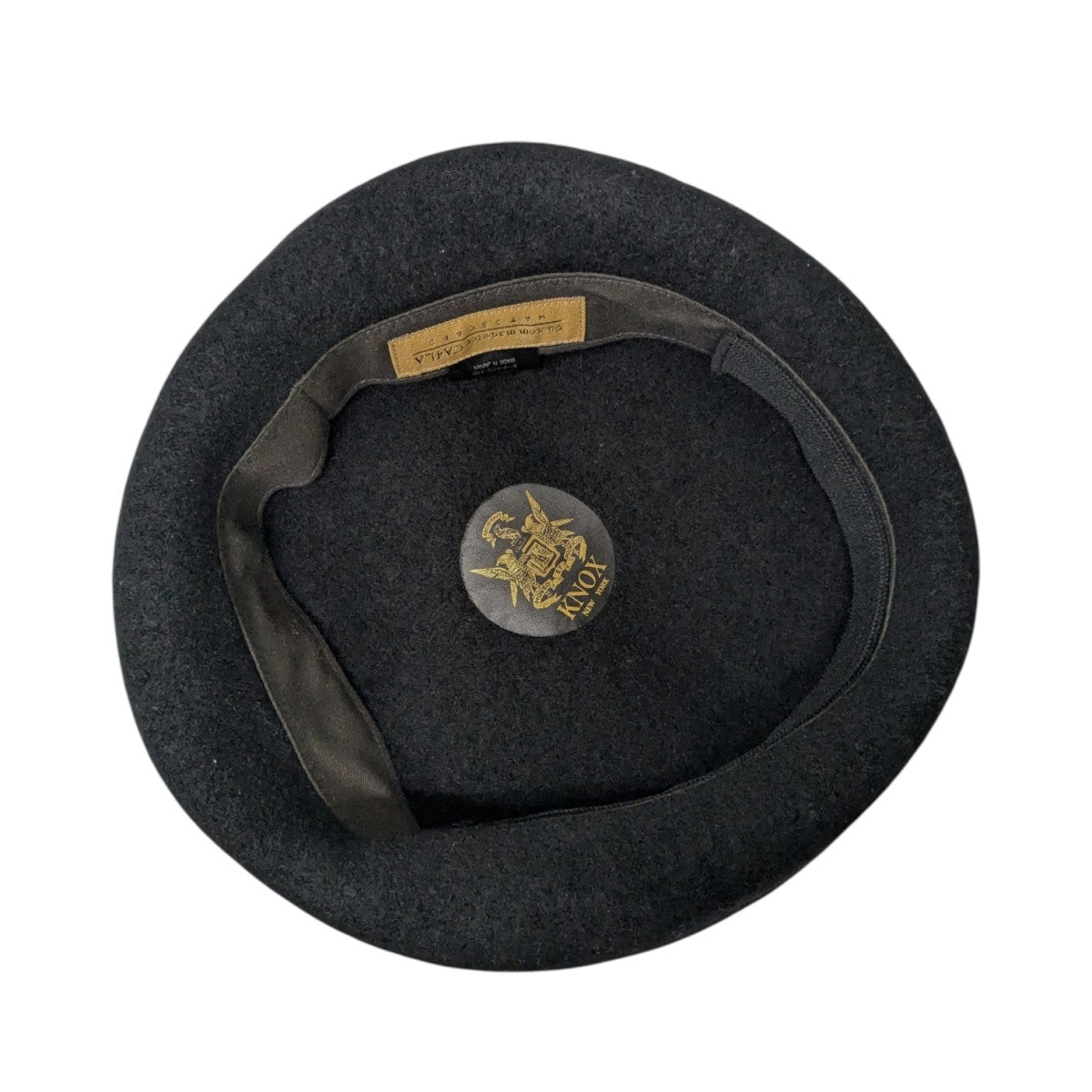 ca4la ベレー帽 jiro GDC CA4LA linen beret ベレー帽 ブラック