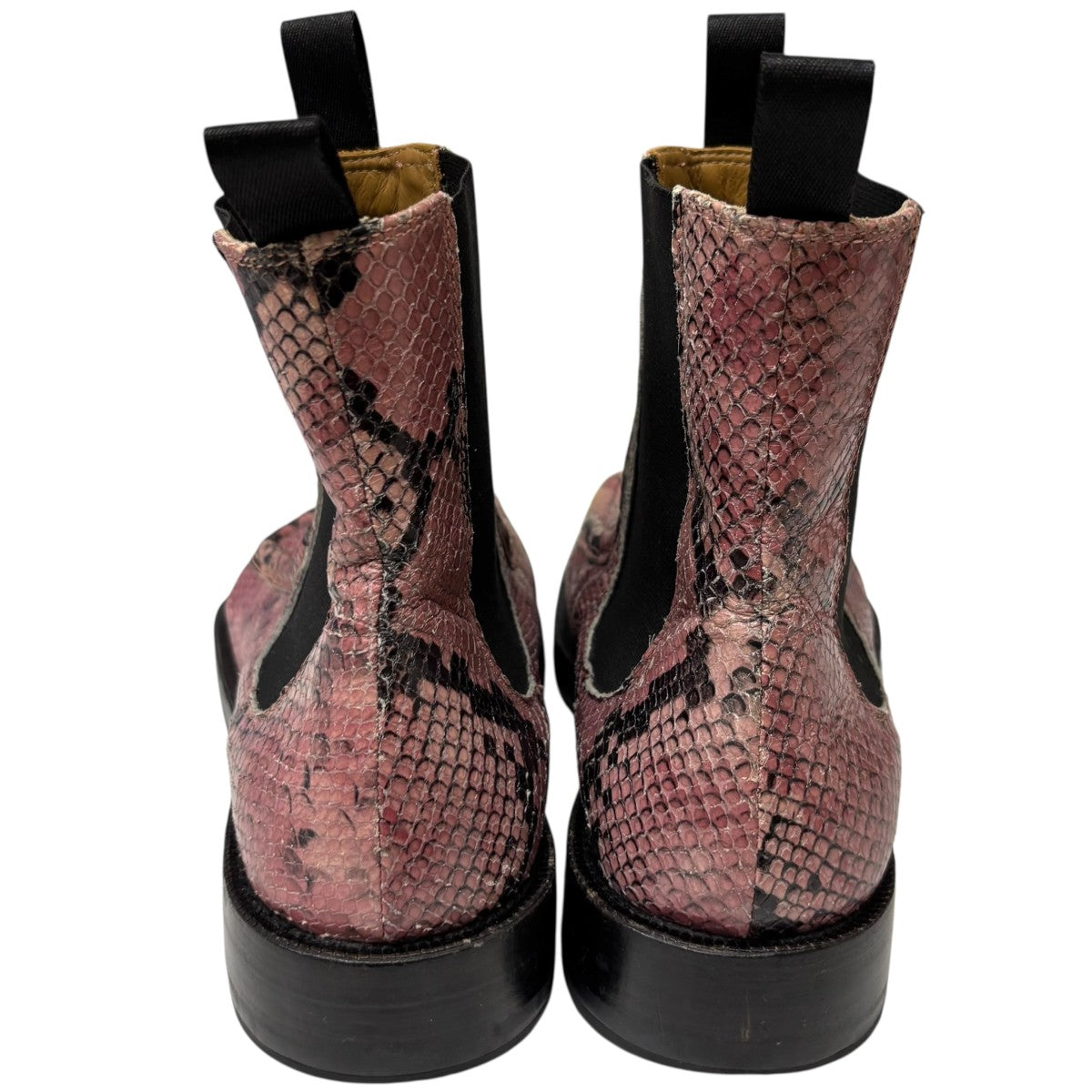 靴 magliano monster chelsea boots Magliano Black Furry Punk Chelsea Boots Magliano