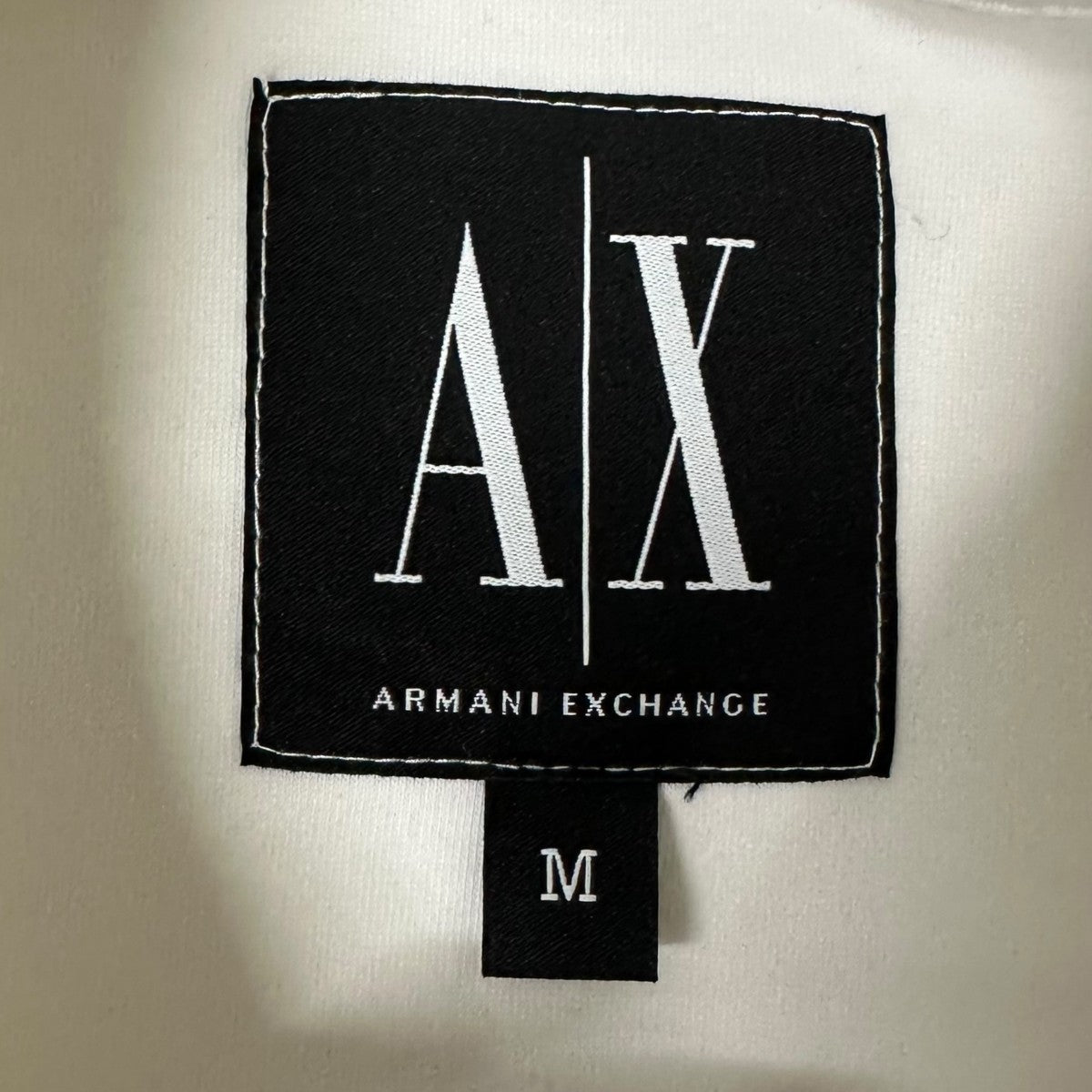 Armani Exchange ホワイト トレーナー Mサイズ オンラインストア限定】 アルマーニエクスチェンジ メンズ