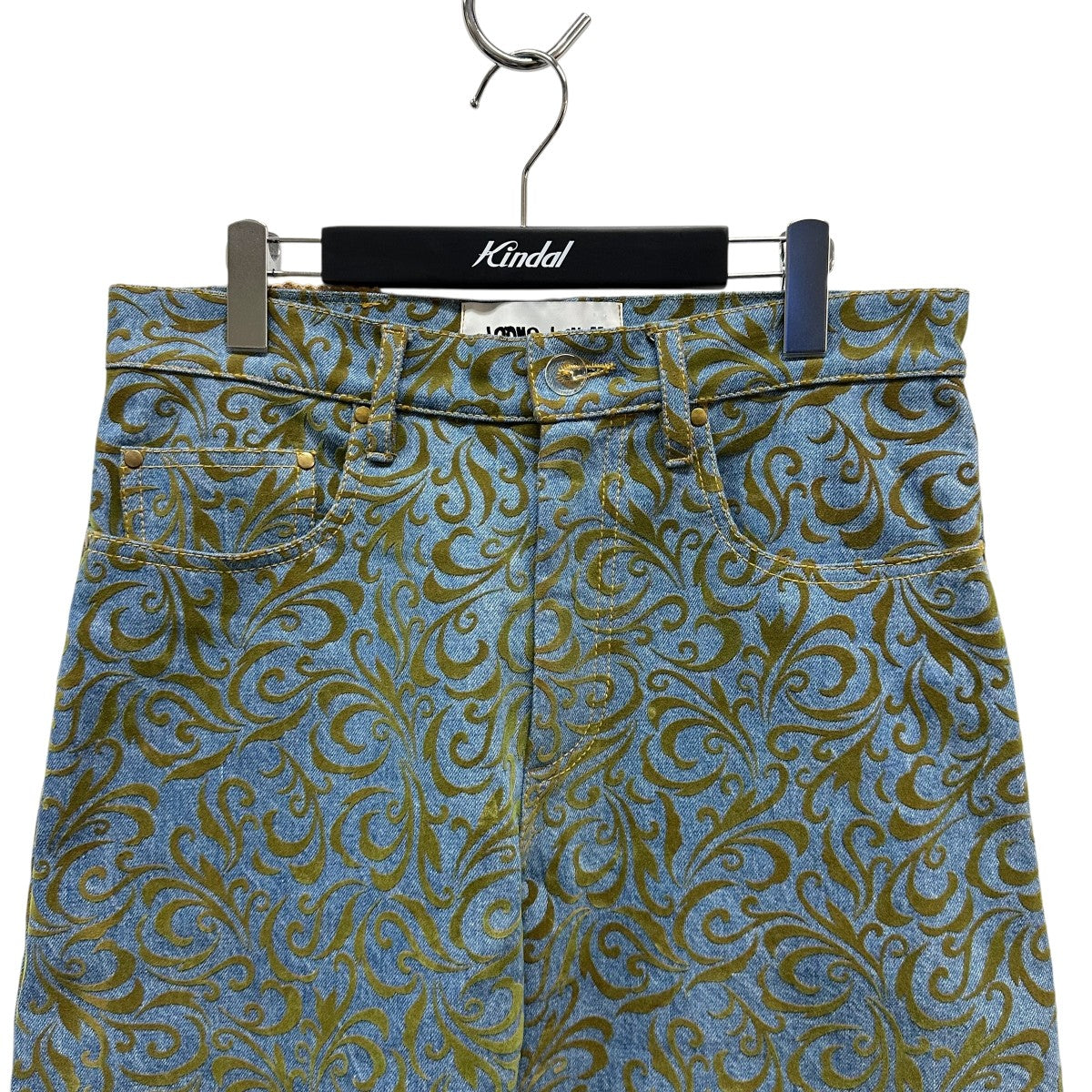 joone joonam(ジュネジュナム) 25SSクロップドパンツ ブルー サイズ M