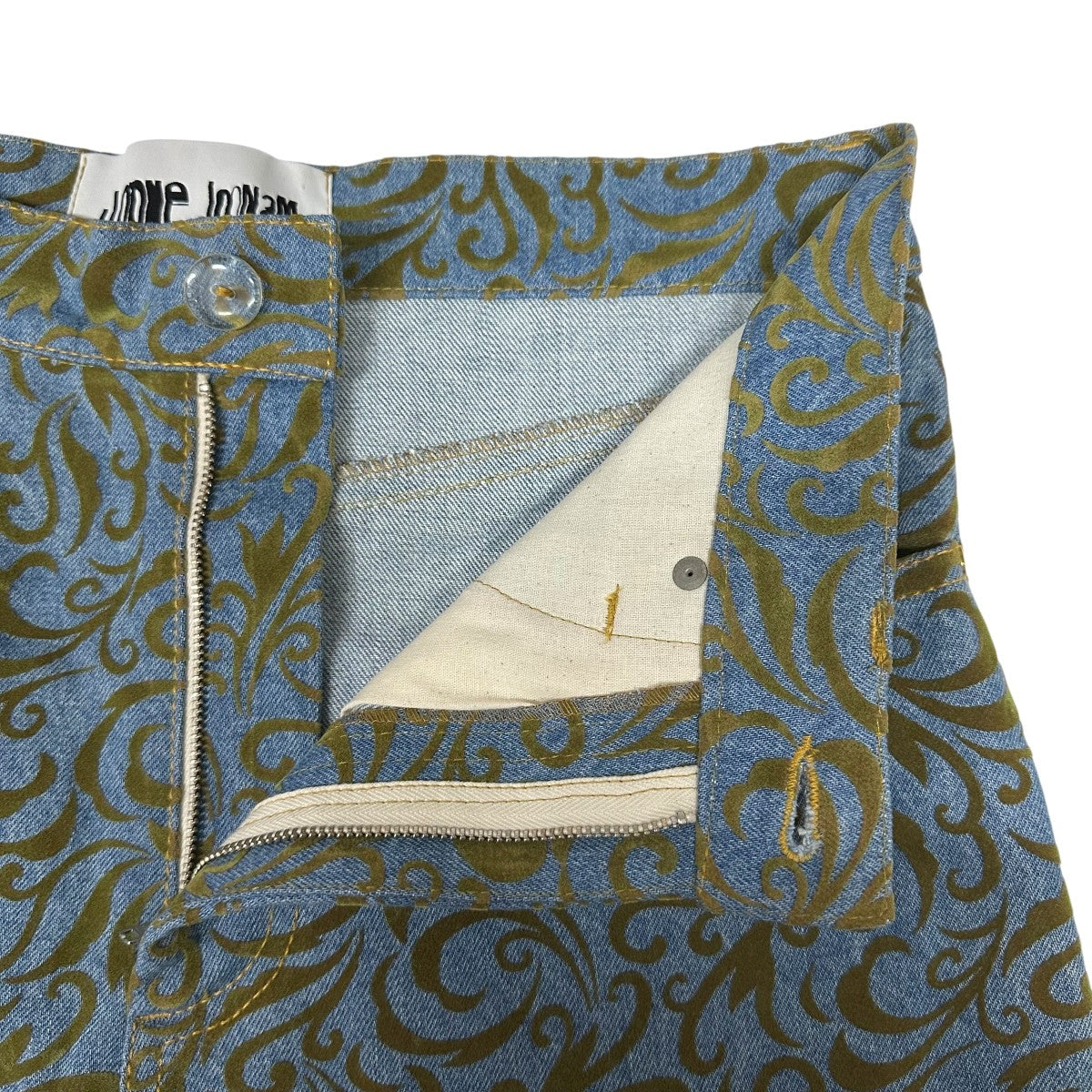 joone joonam(ジュネジュナム) 25SSクロップドパンツ ブルー サイズ M