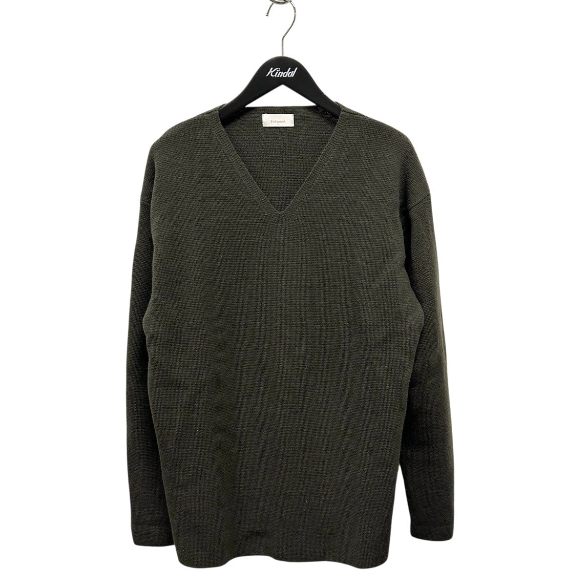 Airy wool milano rib v-neck knitVネックニットB117Q1050022100