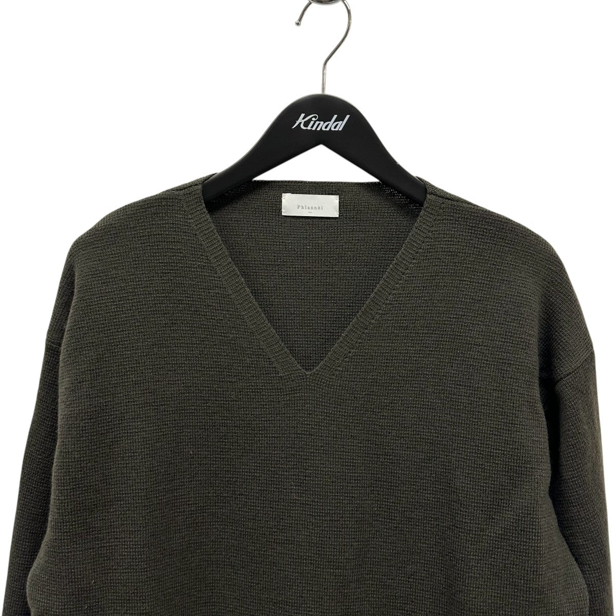 Airy wool milano rib v-neck knitVネックニットB117Q1050022100