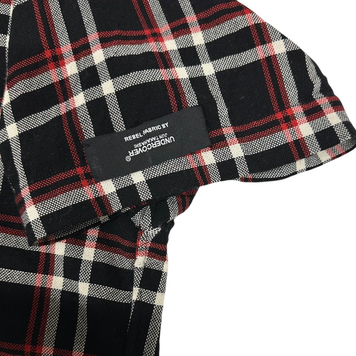 N.HOOLYWOOD Undercover チェックシャツ N．HOOLYWOOD×UNDERCOVER S S SHIRTS REBEL FABRIC BY