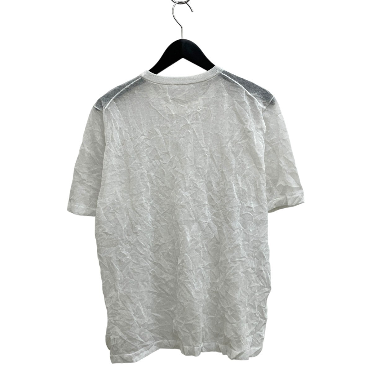 Wai+ クリンクル シアー ショート スリーブ プルオーバーTシャツ316-32-0488 古着・中古-2枚目のアイテム画像