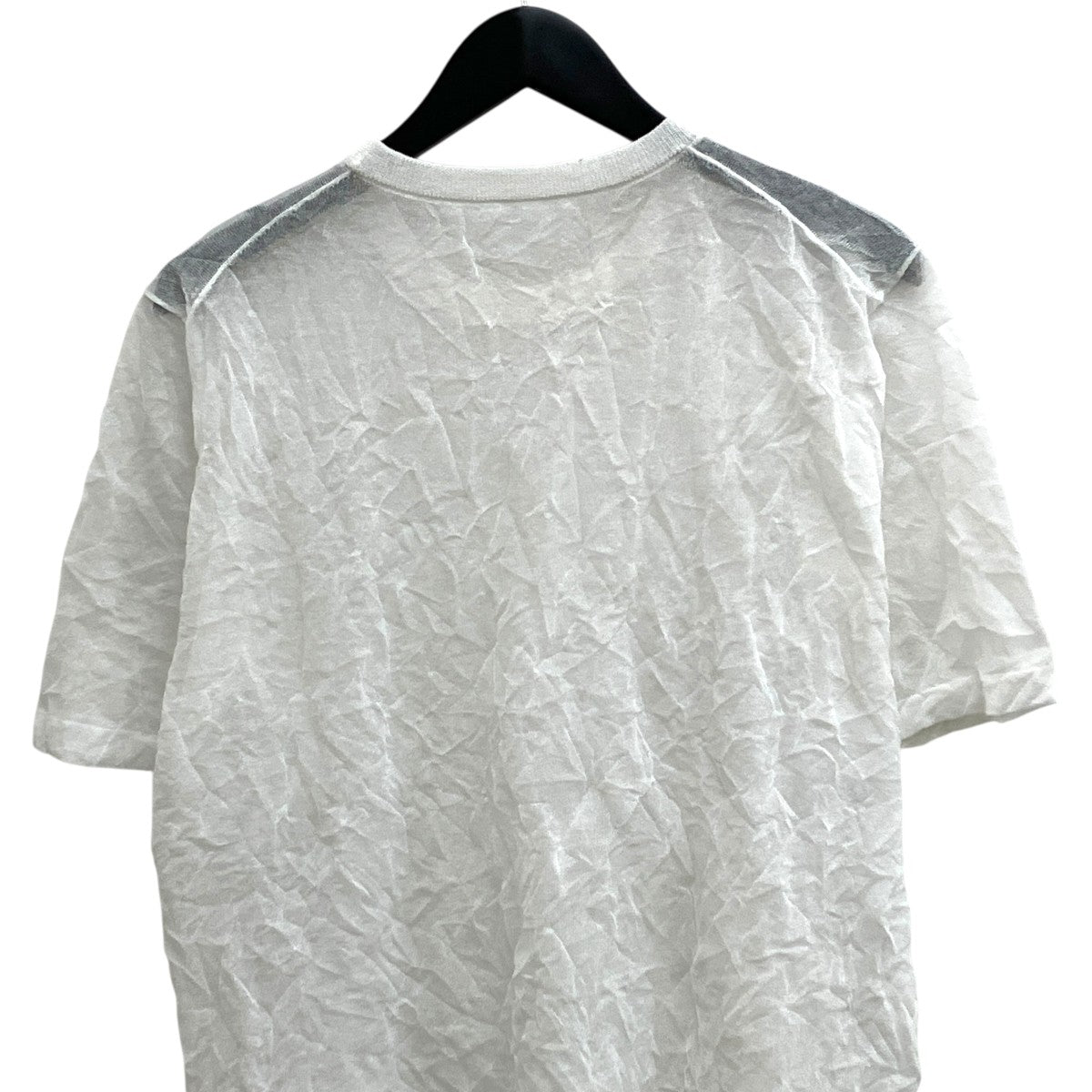 Wai+ クリンクル シアー ショート スリーブ プルオーバーTシャツ316-32-0488 古着・中古-4枚目のアイテム画像