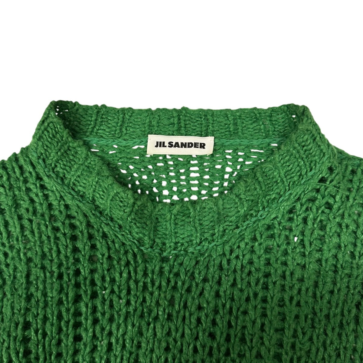 JIL SANDER(ジルサンダー) 21SSニットJSMS751042 JSMS751042 グリーン