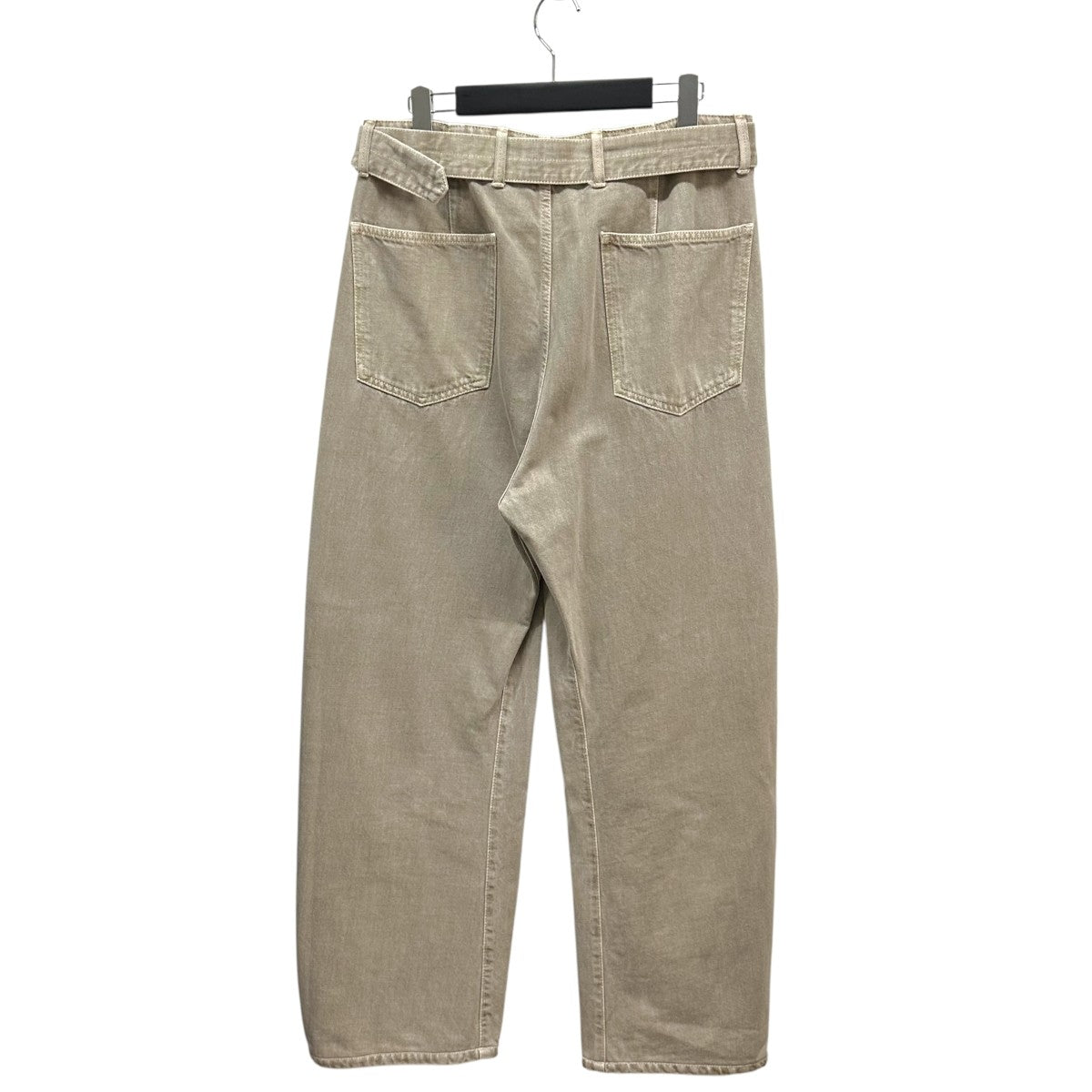 『LEMAIRE』  ルメール (50) ベルト付き ルーズパンツ / ベージュ LEMAIRE（ルメール）その他 ベージュ サイズ:44(S位) メンズ