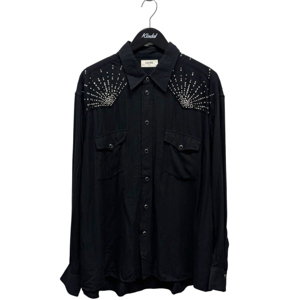 CELINE(セリーヌ) 22SSエンブロイダリー ルーズカウボーイ シャツ長袖