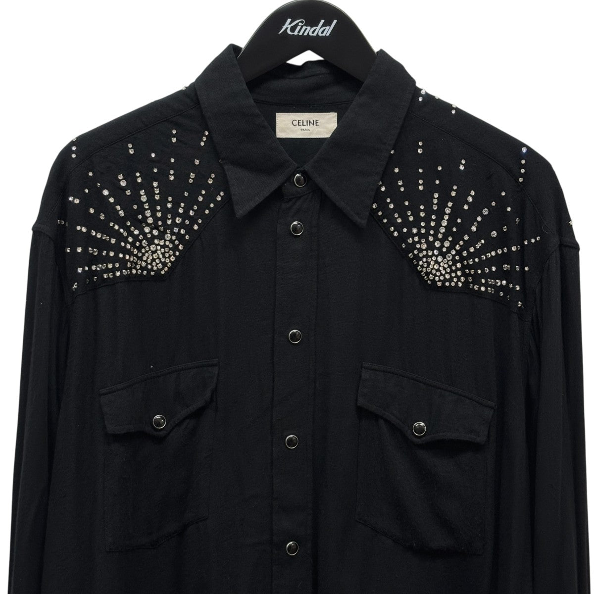 CELINE(セリーヌ) 22SSエンブロイダリー ルーズカウボーイ シャツ長袖