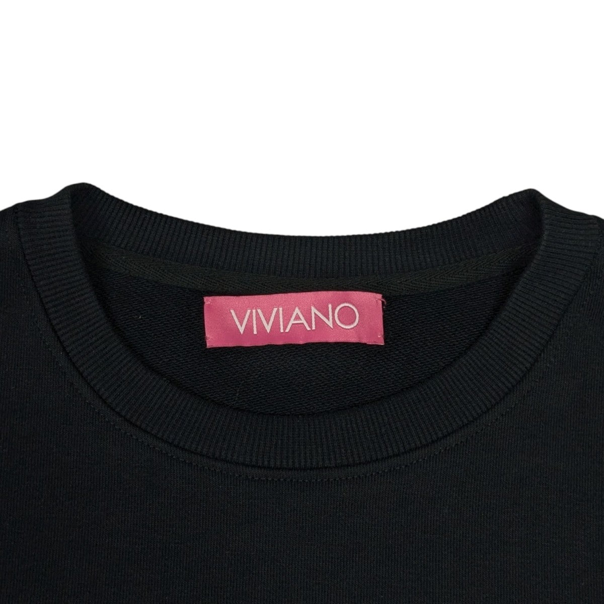 VIVIANO(ヴィヴィアーノ) ASYMMETRIC TULLE SWEAT SHIRTアシンメトリー