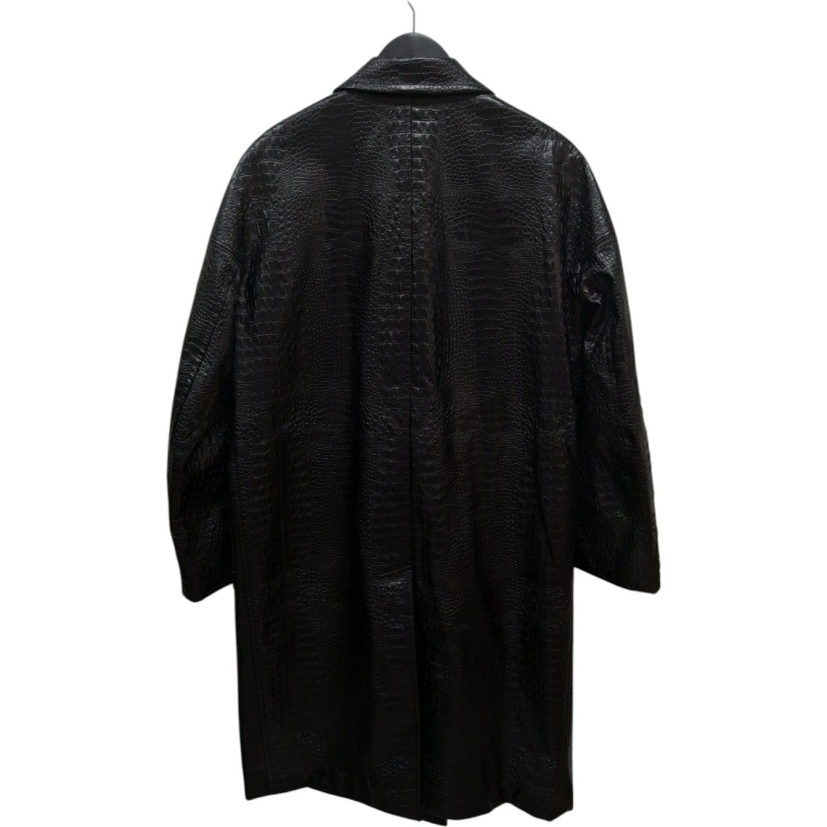 JUNYA WATANABE エンボス加工 オーバーサイズレザーコートJN-C005 古着・中古-2枚目のアイテム画像