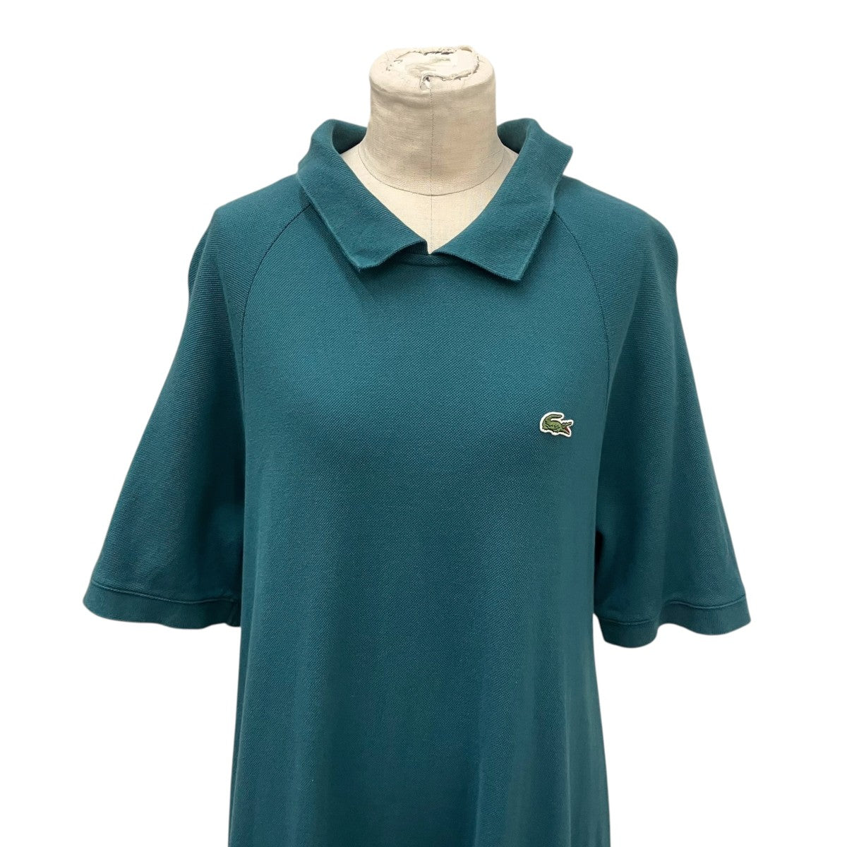 LACOSTE バックプラケットポロドレス半袖ワンピースEF008J 古着・中古-4枚目のアイテム画像
