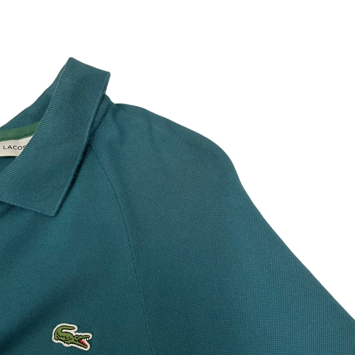 LACOSTE バックプラケットポロドレス半袖ワンピースEF008J 古着・中古-6枚目のアイテム画像