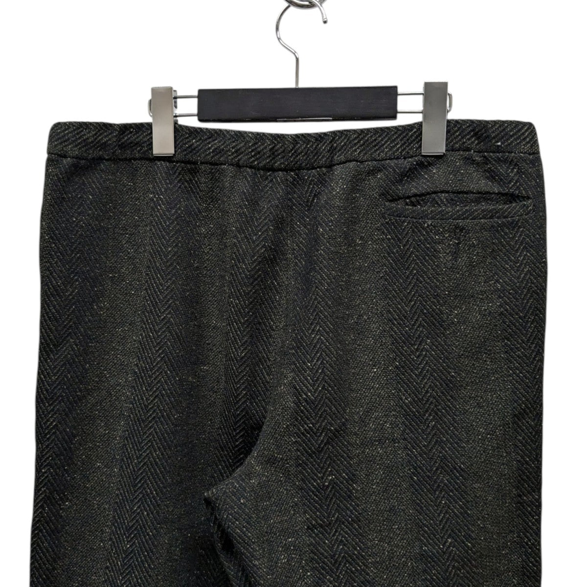 FRANK LEDER(フランクリーダー) ウールパンツ グリーン×ブラック