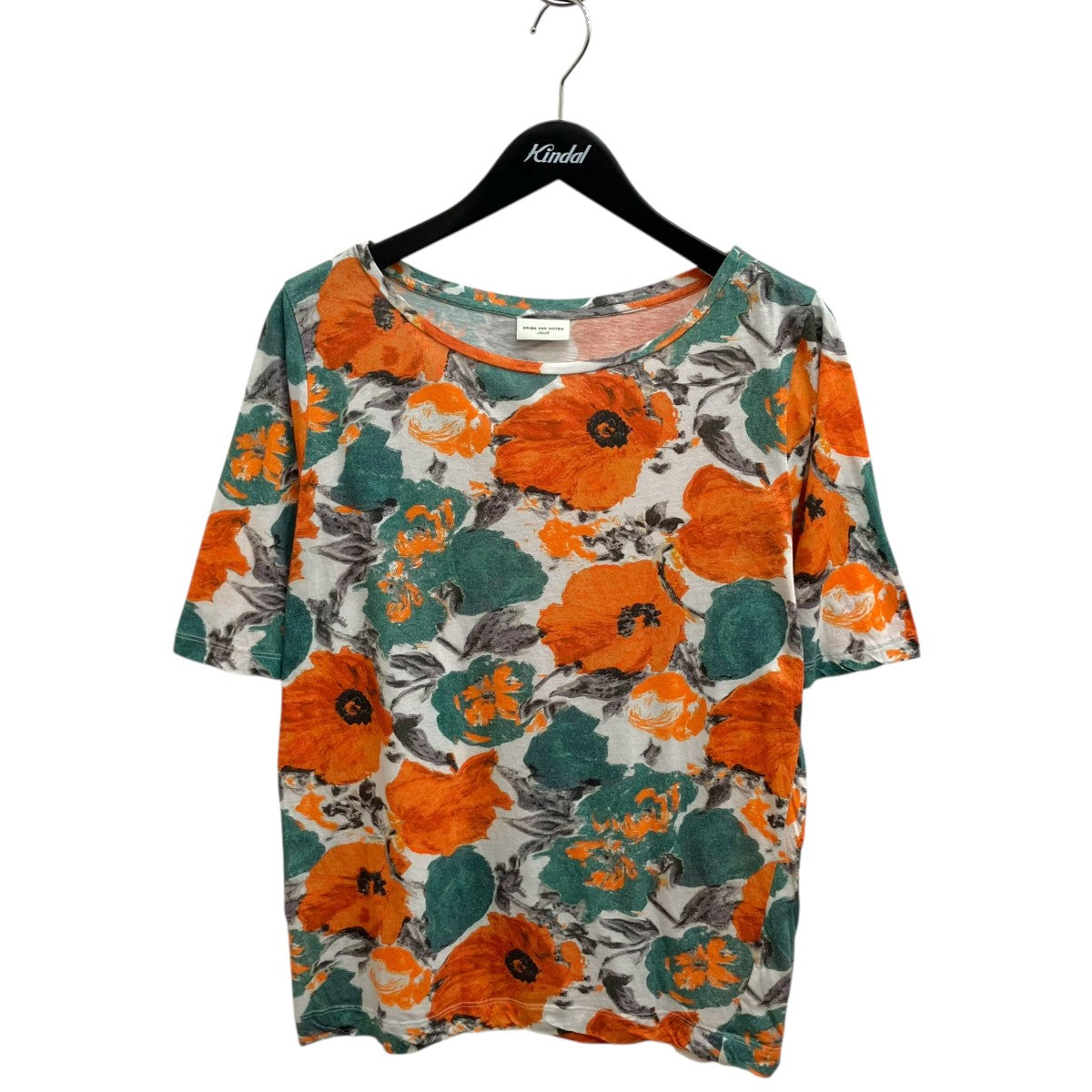 DRIES VAN NOTEN 花柄半袖カットソー 古着・中古-1枚目のアイテム画像