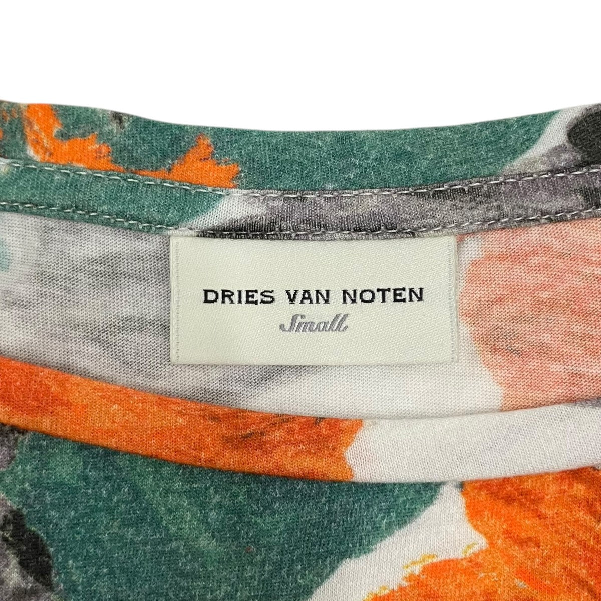 DRIES VAN NOTEN 花柄半袖カットソー 古着・中古-5枚目のアイテム画像