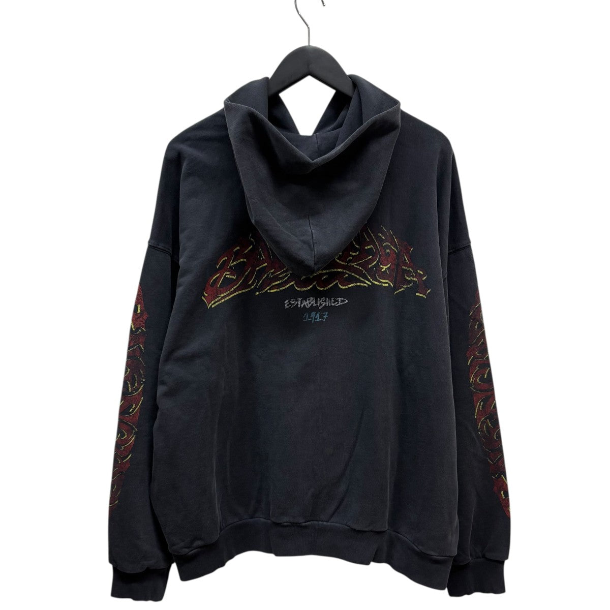 Balenciaga offshore ジップアップパーカー BALENCIAGA(バレンシアガ) OFFSHOREアートプリントジップアップ