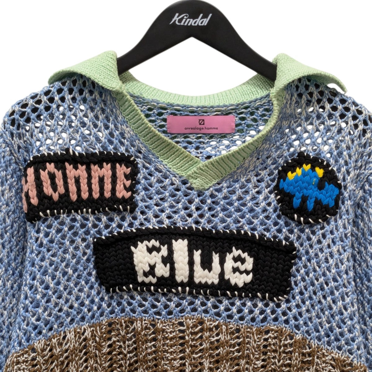 anrealage homme(アンリアレイジオム) HAND KNIT WAPPEN SOCCER SHIRTS