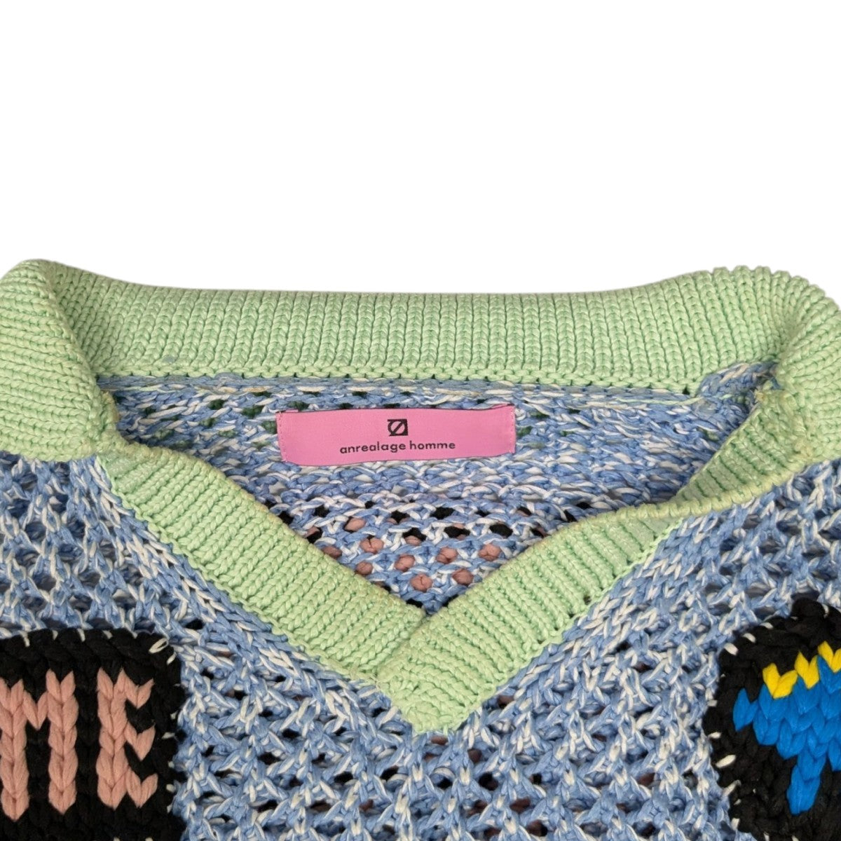 anrealage homme(アンリアレイジオム) HAND KNIT WAPPEN SOCCER SHIRTS