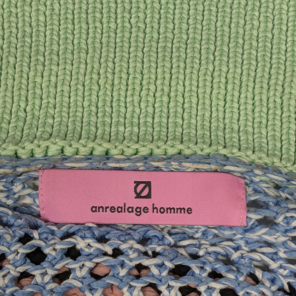 anrealage homme(アンリアレイジオム) HAND KNIT WAPPEN SOCCER SHIRTS