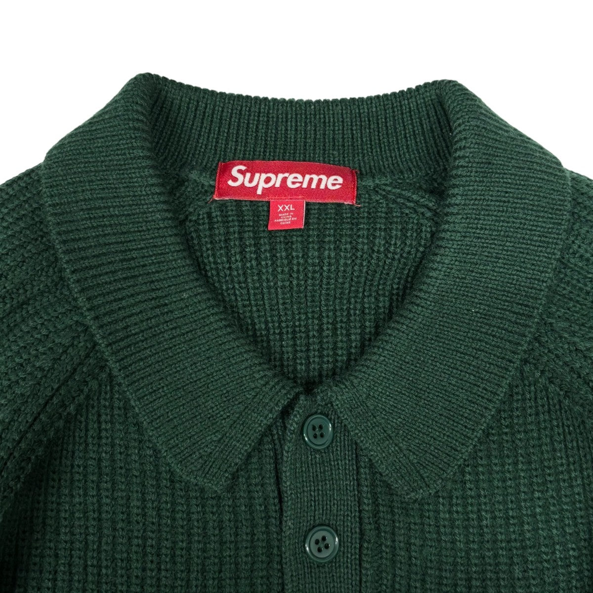 【最安値】Supreme Small Box Polo Sweaterグリーン Buy Supreme Small Box Polo Sweater 'Green' - FW24SK30 GREEN