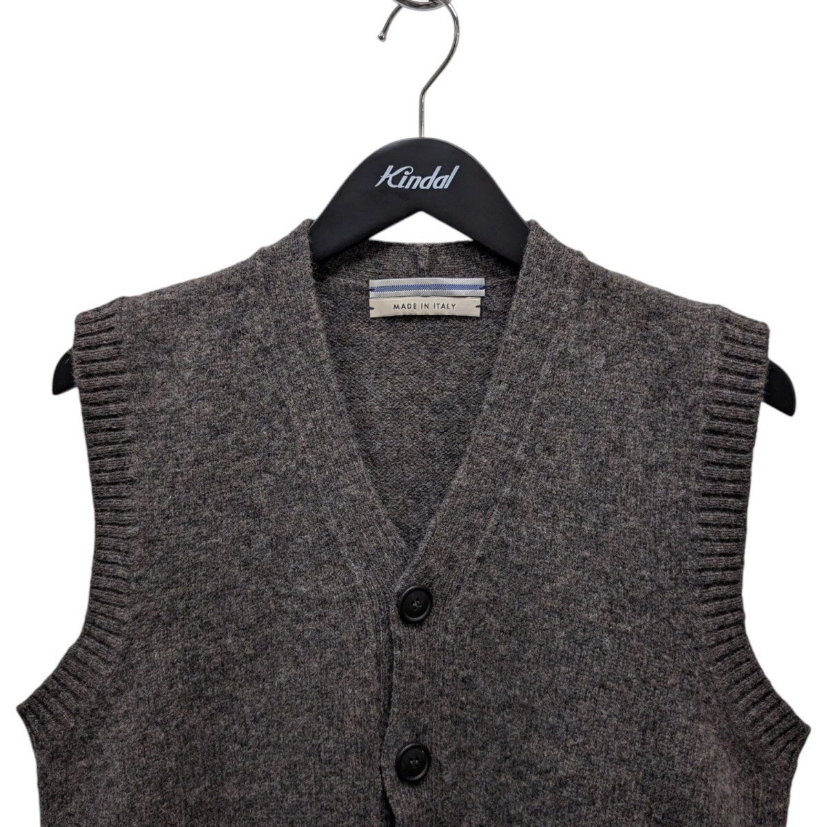 Cristaseya(クリスタセヤ) SHETLAND GILETニットベストBLJ-52000-B BLJ