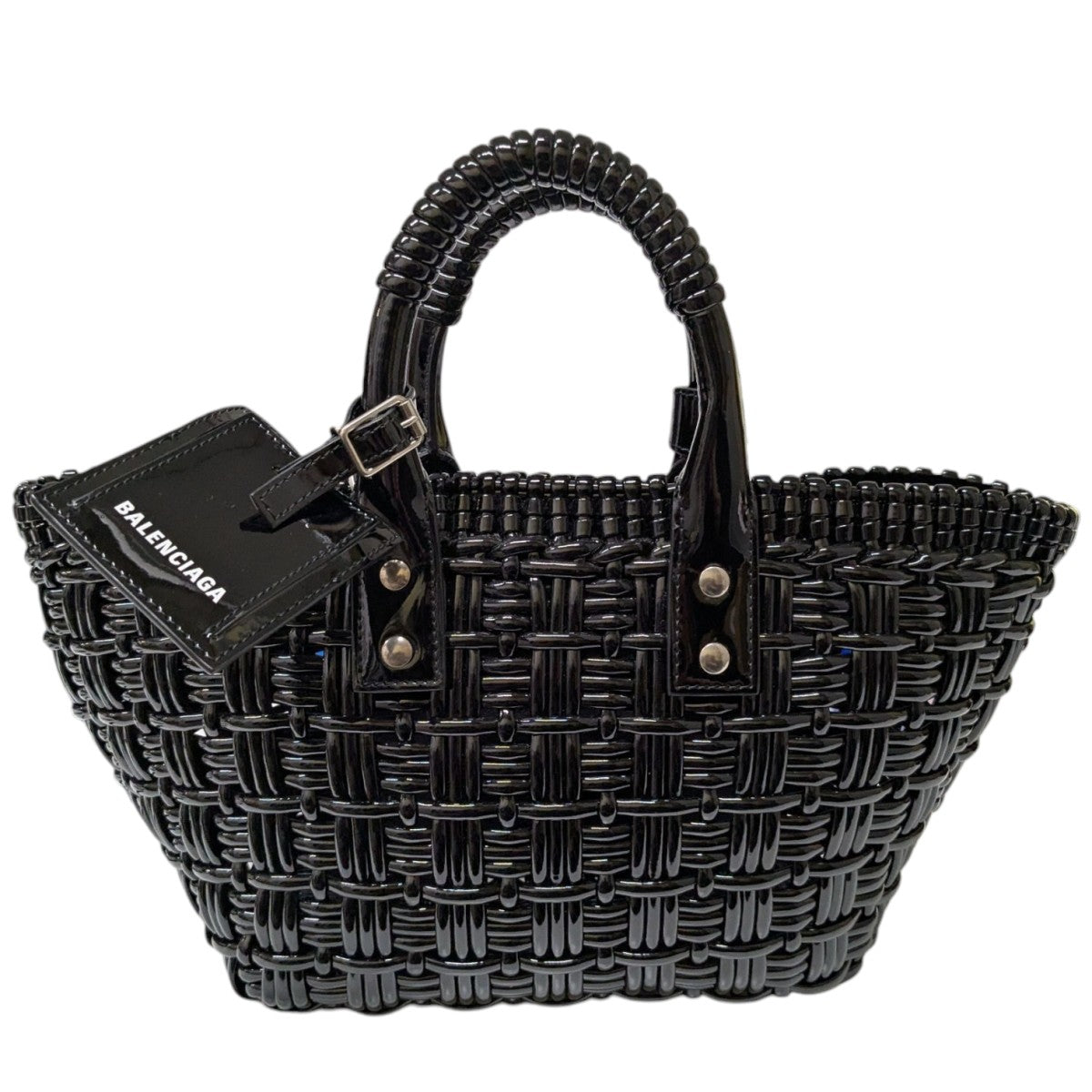 ☆定番☆ BALENCIAGA 671342 ビストロバスケットXS ブラック BALENCIAGA(バレンシアガ) ビストロバスケットXS2WAYバッグ