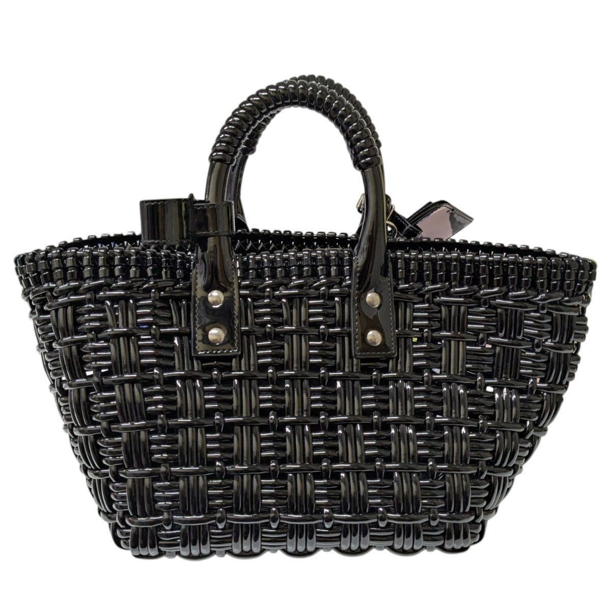 極美品 バレンシアガ　ビストロXS ストラップ付バスケット 671342 極美品 バレンシアガ ビストロXS ストラップ付バスケット 671342