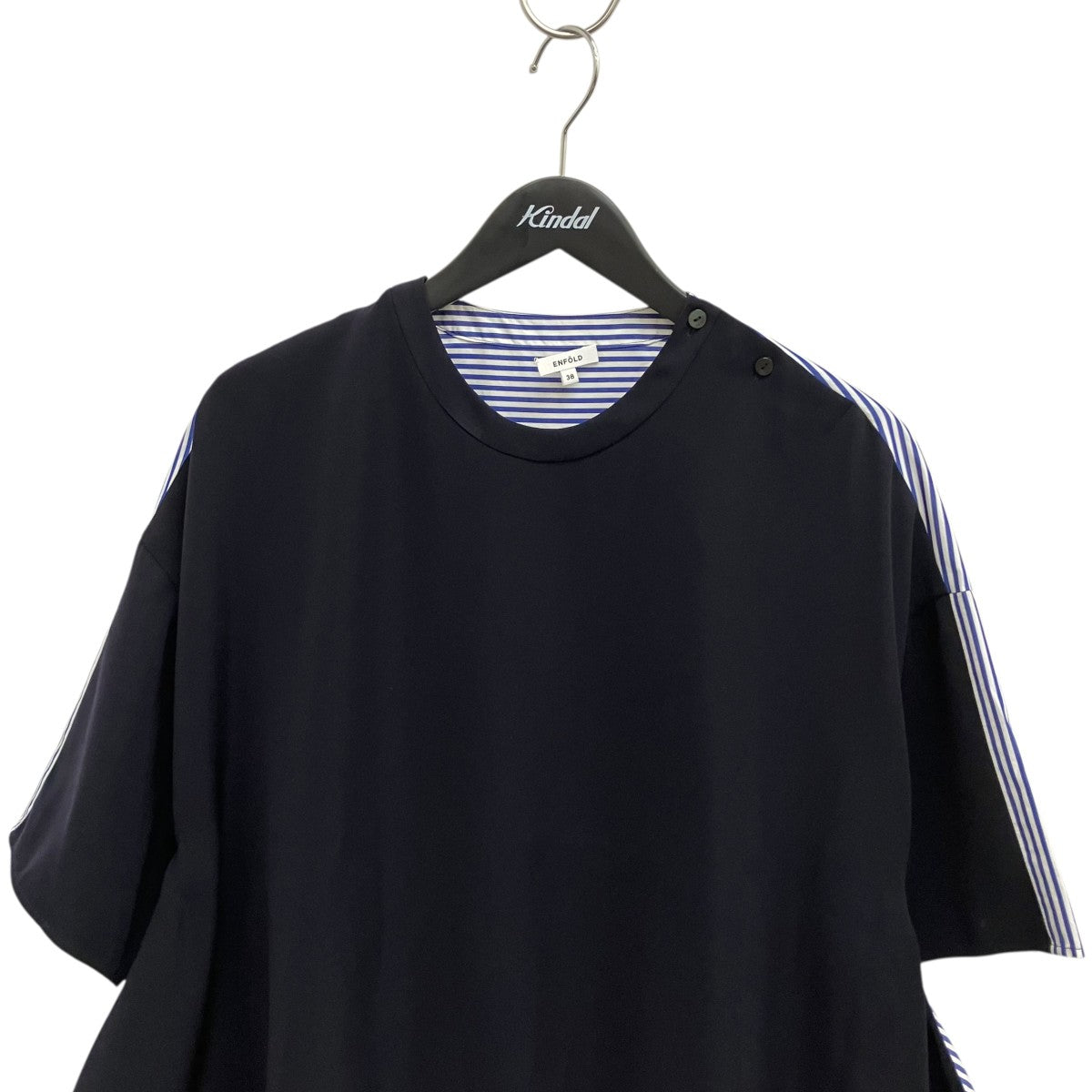 SHIRT COMBI PULLOVER半袖ブラウス300HA230-0560