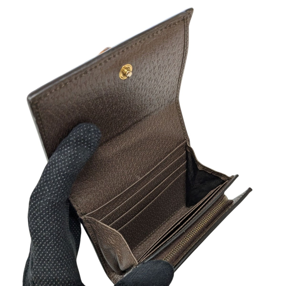 【専用】グッチ GUCCI ジャンボGG ウォレット レザー折り財布　現行 GUCCI(グッチ) ジャンボGGコンパクトウォレット財布658635-2149 658635