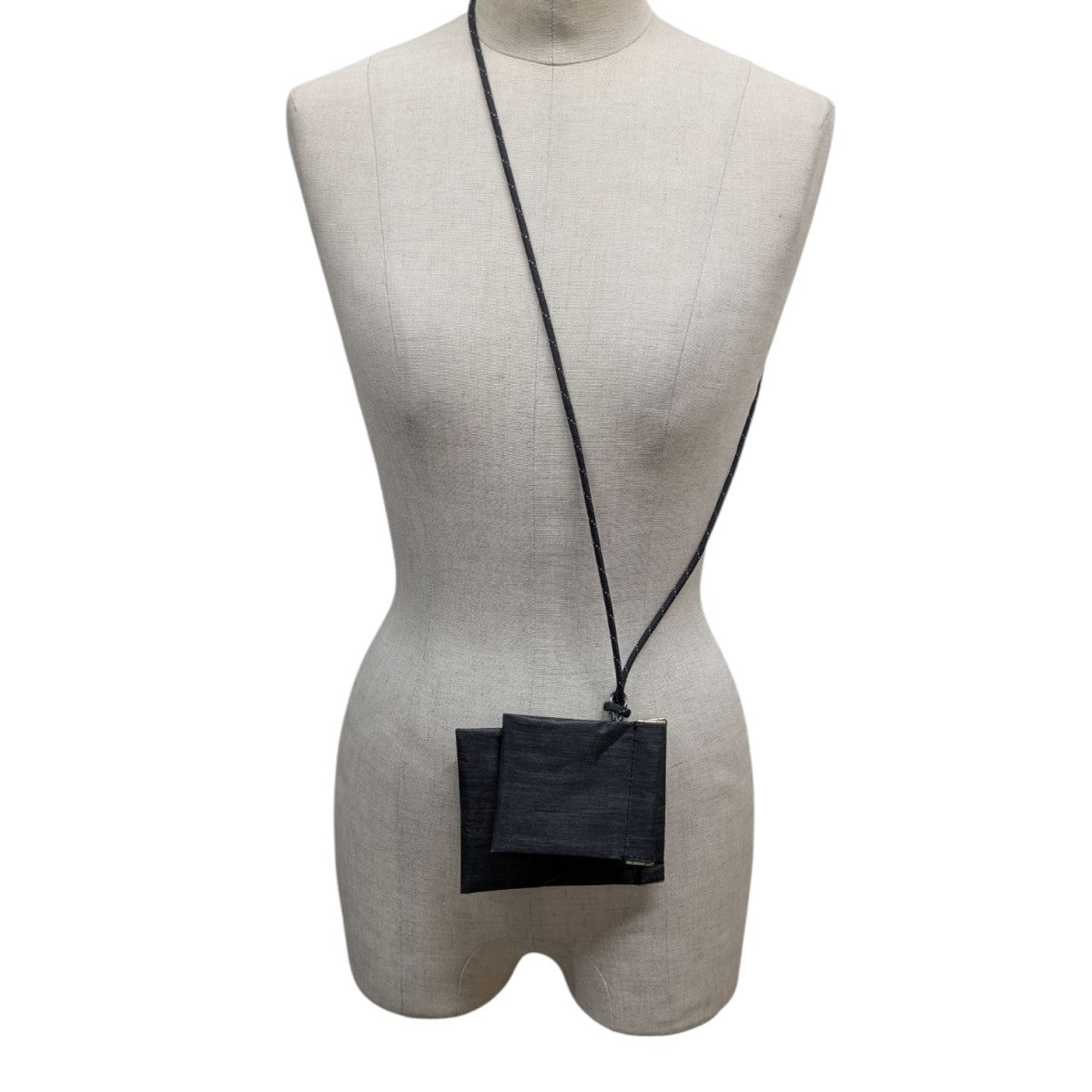 ZEPTEPI×SANDWATERR W PURSE NECKLACEショルダーポーチ ブラック