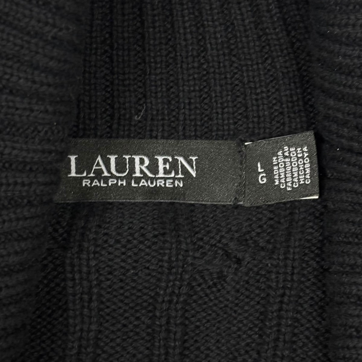RALPH LAUREN ラルフローレン ニットジャケット L LAUREN RALPH LAUREN(ローレン ラルフ ローレン) ニット