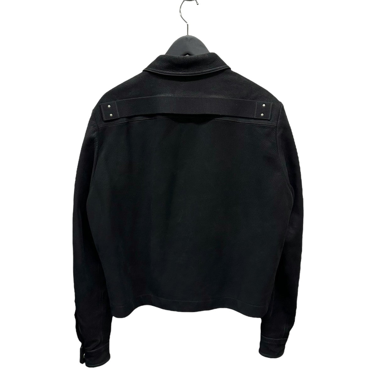 07AW RICK OWENS 襟付き レザー ジャケット ブルゾン ライダース リックオウエンス Rick Owens 16SS MOLLINO BIKER レザー