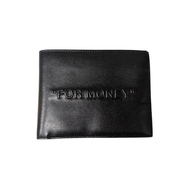 OFFWHITE(オフホワイト) Bold Quote Wallet ”FOR MONEY” Black2つ折り
