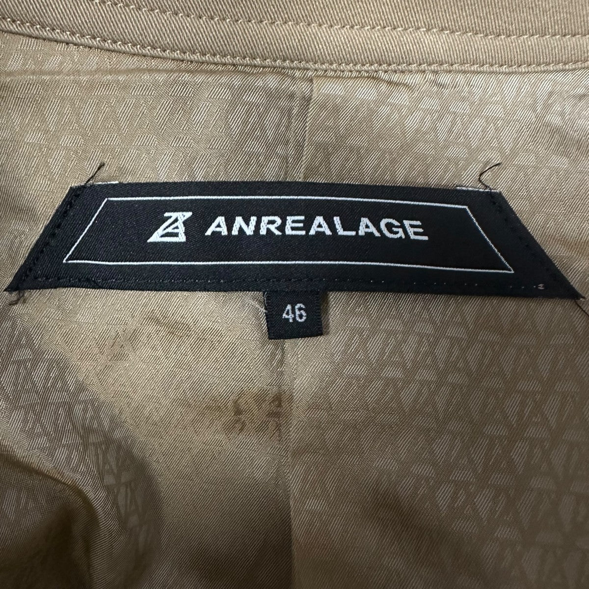 ANREALAGE(アンリアレイジ) ロウアングルトレンチコート