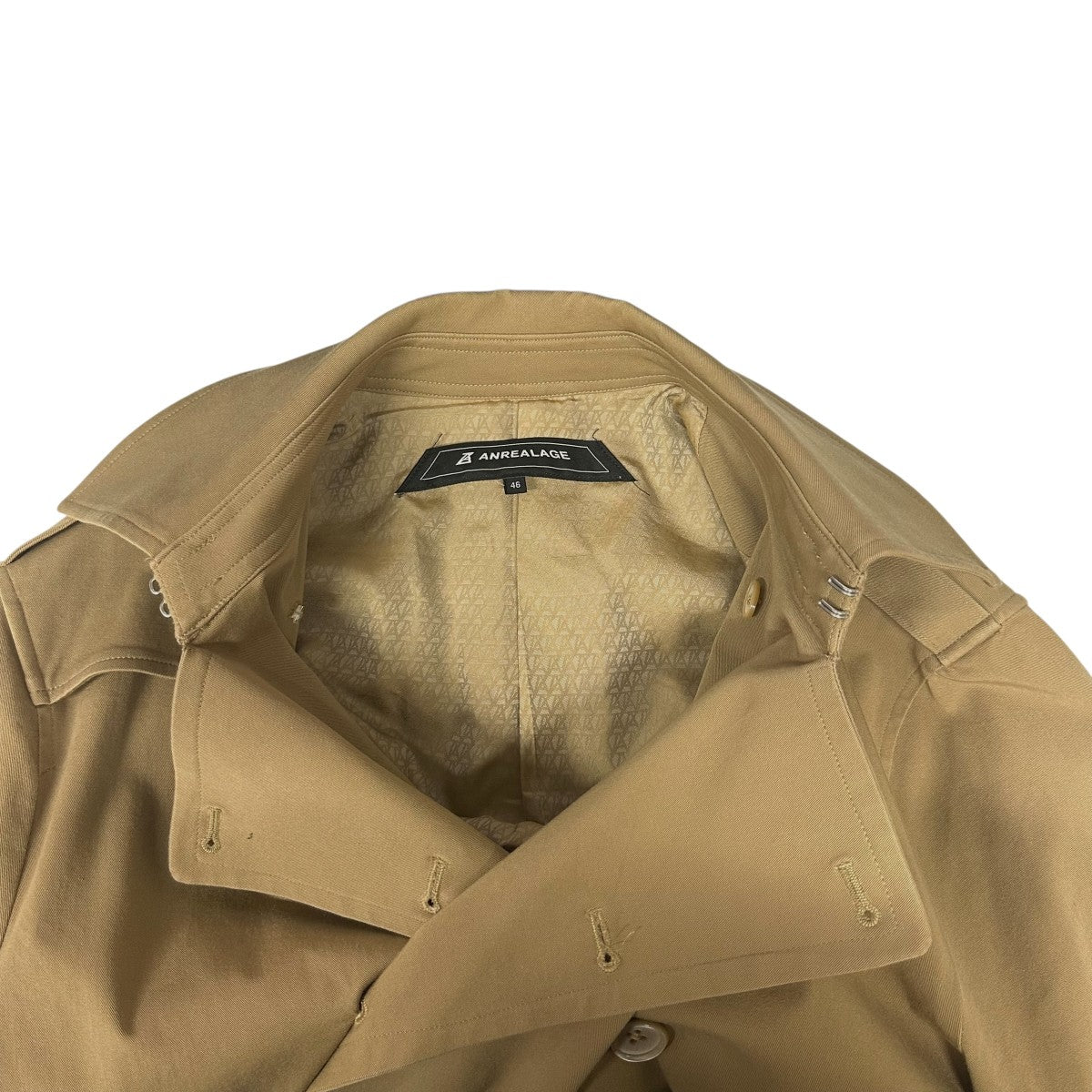 【定価¥85,800】新品 ANREALAGE トレンチコート 46 定価¥85,800】新品 ANREALAGE トレンチコート 46 - メルカリ