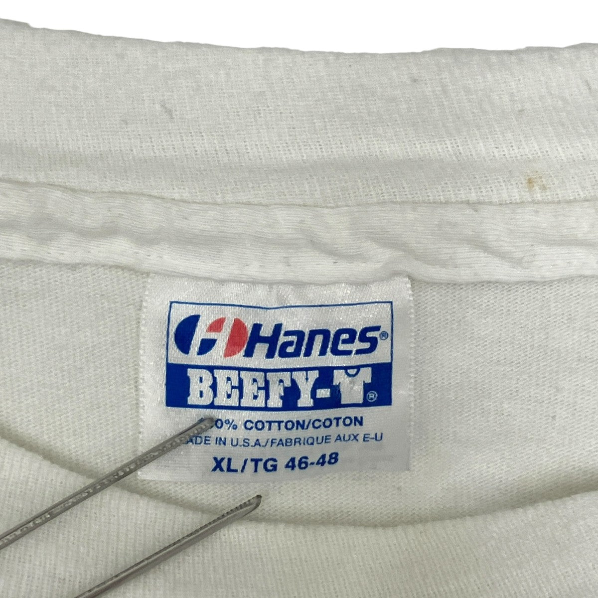Hanes 90S湾岸戦争 ペーパーグラフィックTシャツ 古着・中古-8枚目のアイテム画像