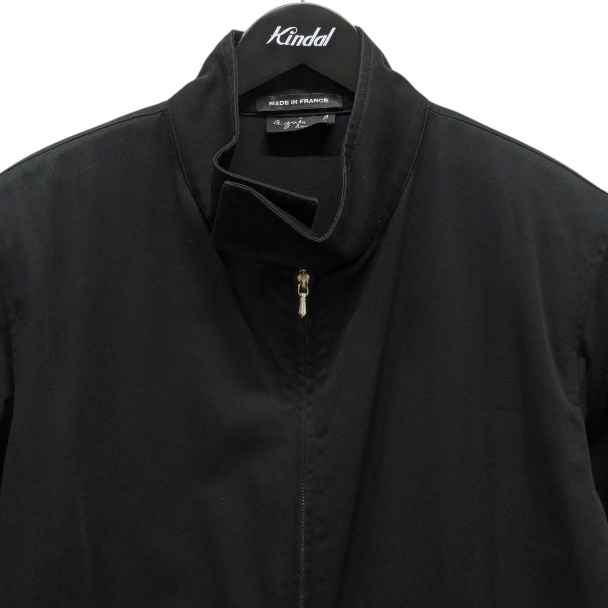 agnes b(アニエスベー) フランス製ジップジャケット ブラック サイズ 1