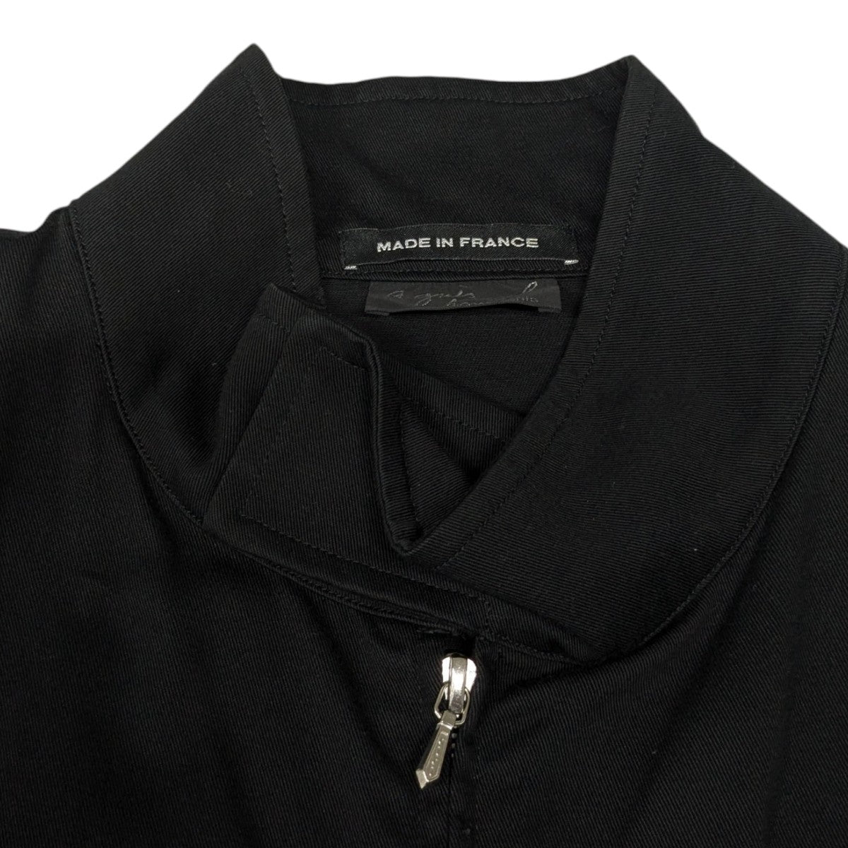 agnes b(アニエスベー) フランス製ジップジャケット ブラック サイズ 1
