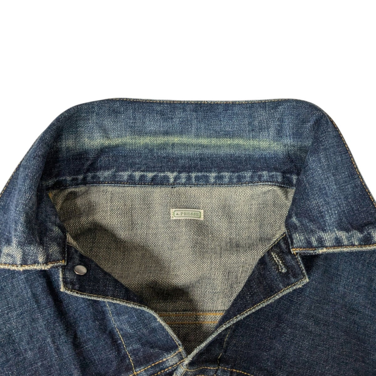 新品未使用 A.PRESSE アプレッセ　デニムジャケット46 新品同様 a.presse アプレッセ デニムジャケット 1st 46 24ss