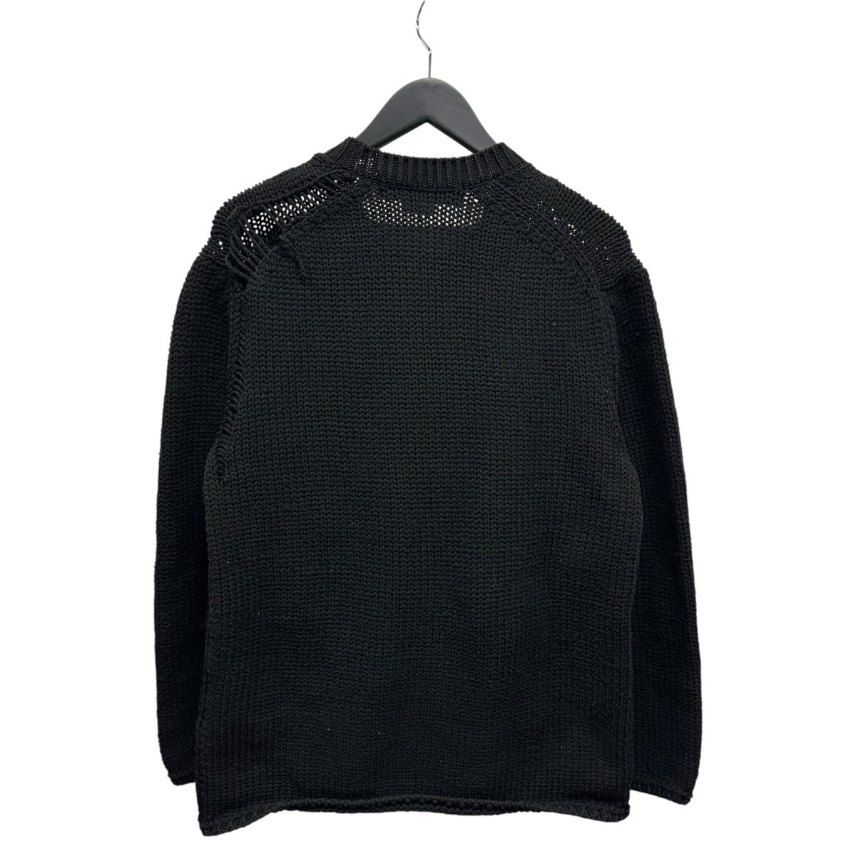 ◆コム・デ・ギャルソン　ニット　黒　L相当　古着◆ 中古・古着通販】BLACK COMME des GARCONS (ブラック