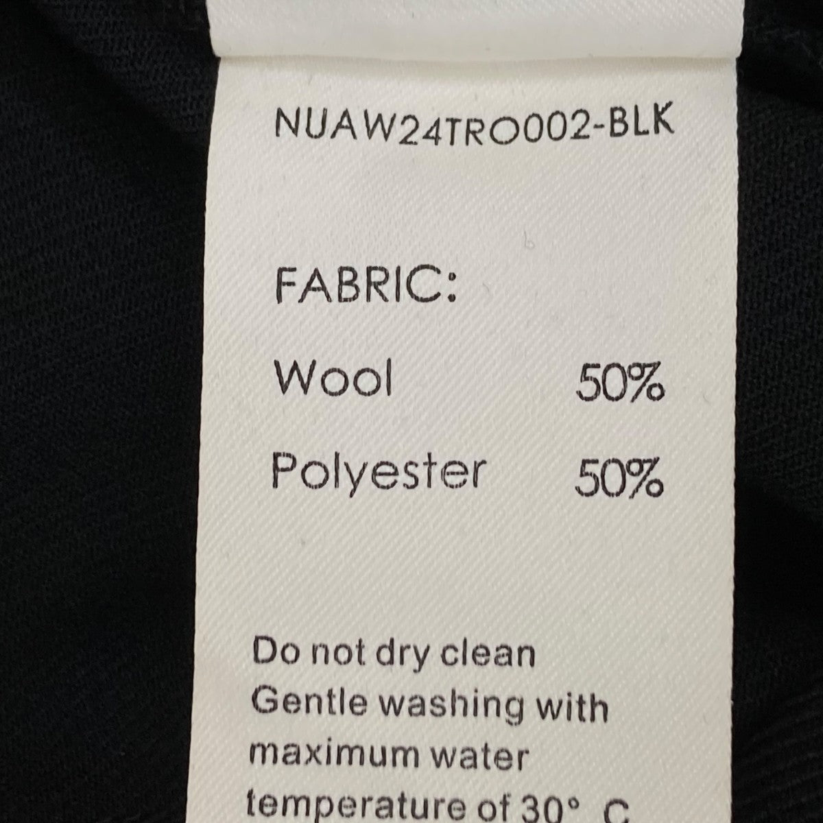 NULLUS(ヌル) 24AWWOOL BLEND TAILORED TROUSERSパンツNUAW24TRO002