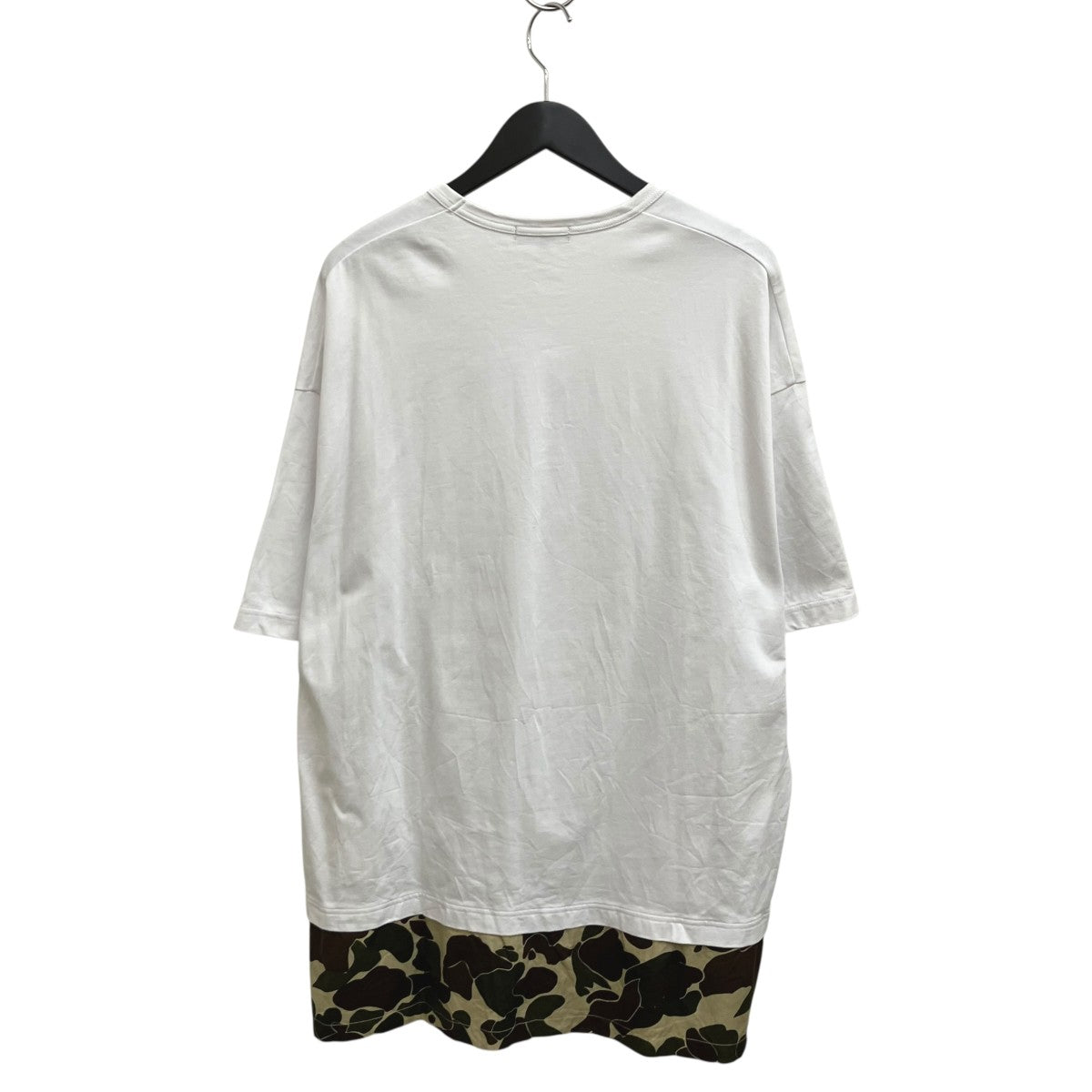 COMME des GARCONS HOMME カモフラージュ柄(裾)半袖TシャツHK-T017 古着・中古-2枚目のアイテム画像