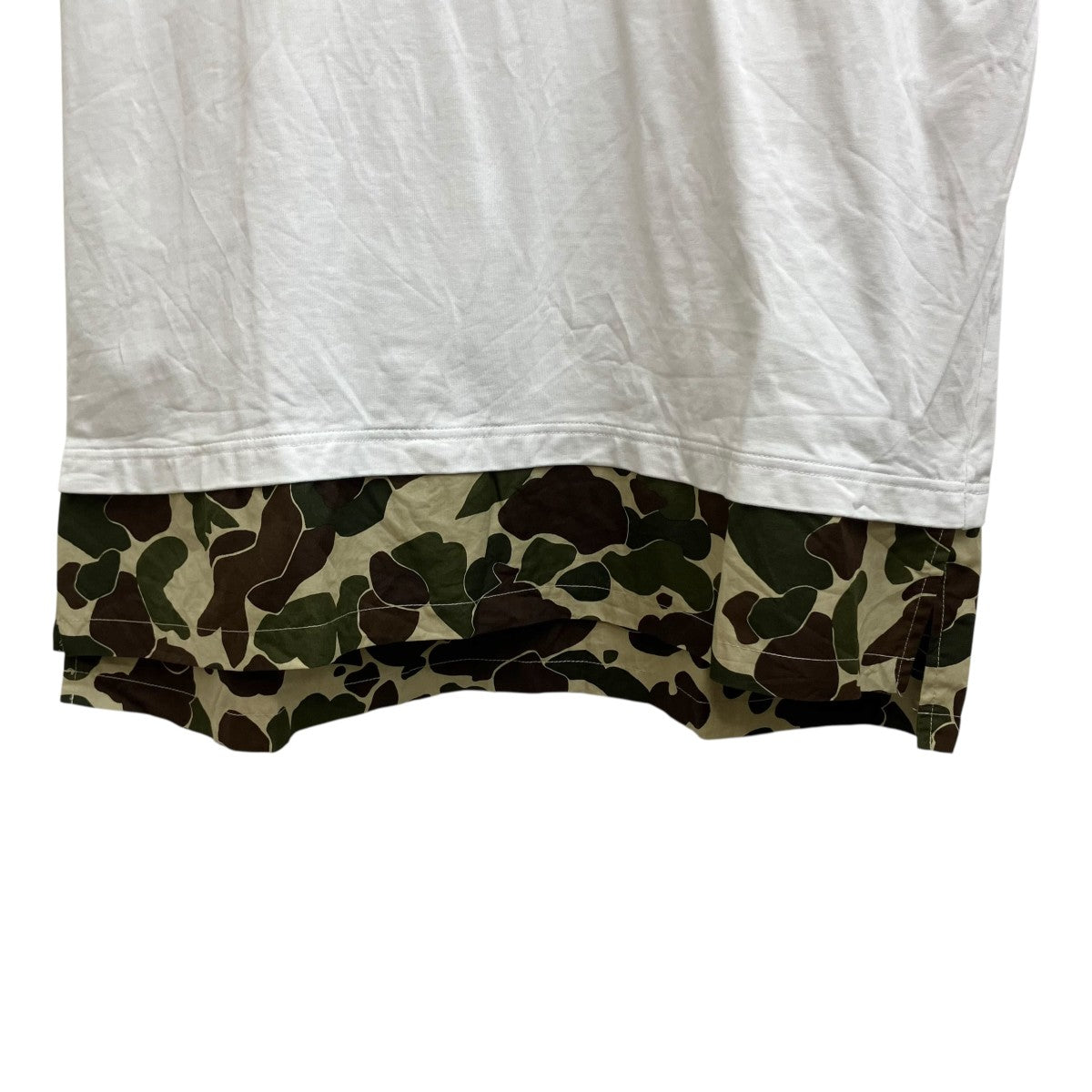 COMME des GARCONS HOMME カモフラージュ柄(裾)半袖TシャツHK-T017 古着・中古-4枚目のアイテム画像