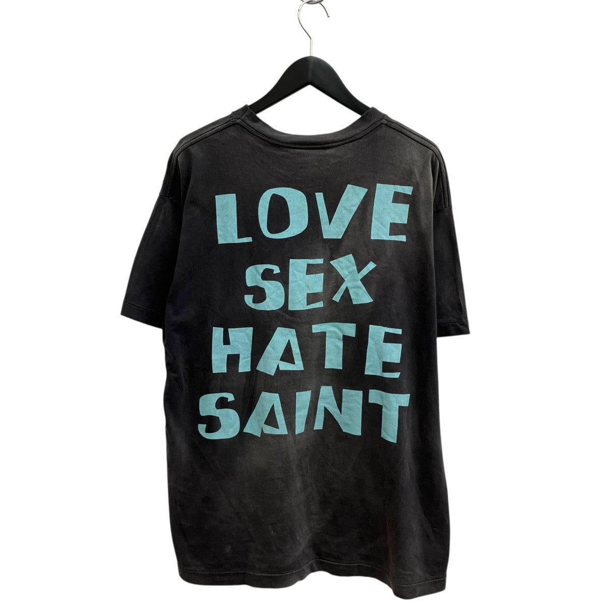 SAINT MICHAEL 24SSSHERMER ACADEMY CELEBRITYヴィンテージ加工プリントTシャツSM-YS8-0000-C39 古着・中古-2枚目のアイテム画像