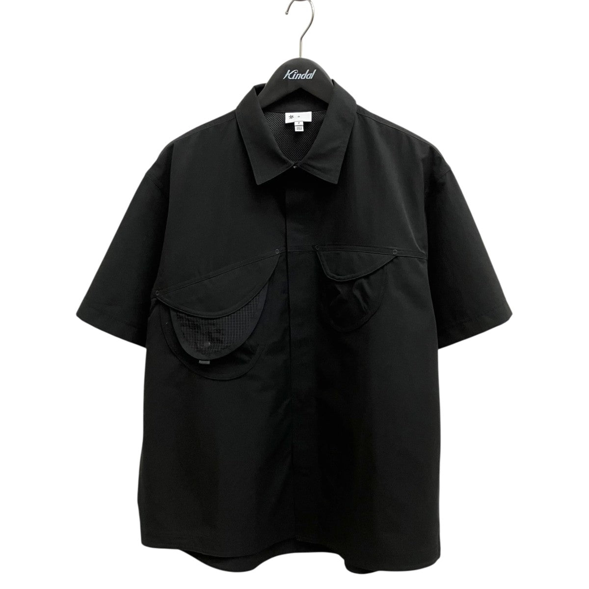 GOLDWIN 0 S S Asymmetric Camp Shirt Silica半袖シャツGZ55103 古着・中古-1枚目のアイテム画像